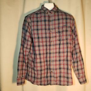 Mens Earthbound Reversible Plaid Button Down Shirt